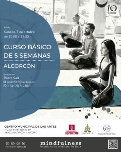 Curso de Atención Plena y Mindfulness MBTB en Alcorcón.