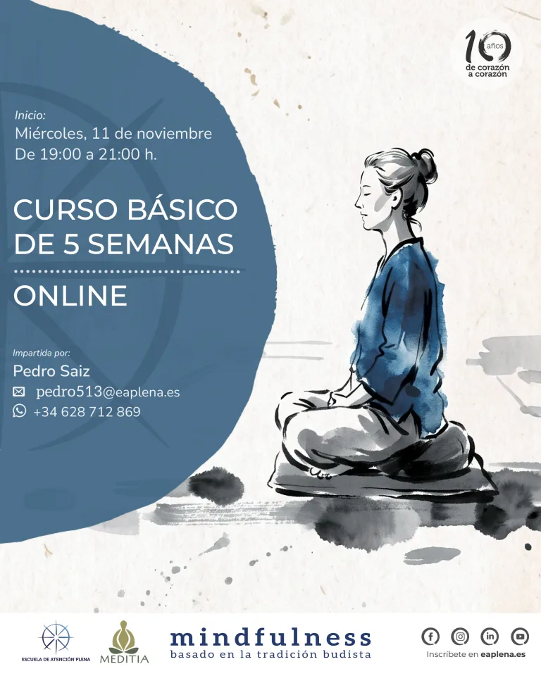 Curso Mindfulness Online - Atención Plena y MBTB