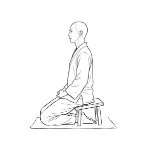 La banqueta de meditación