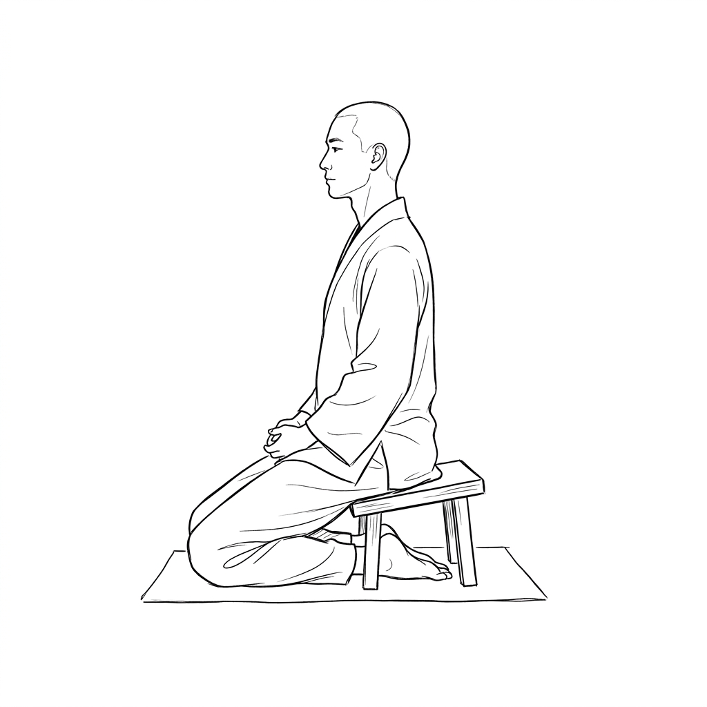La banqueta de meditación