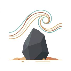 la Observación Pasiva (La Ola y la Roca)